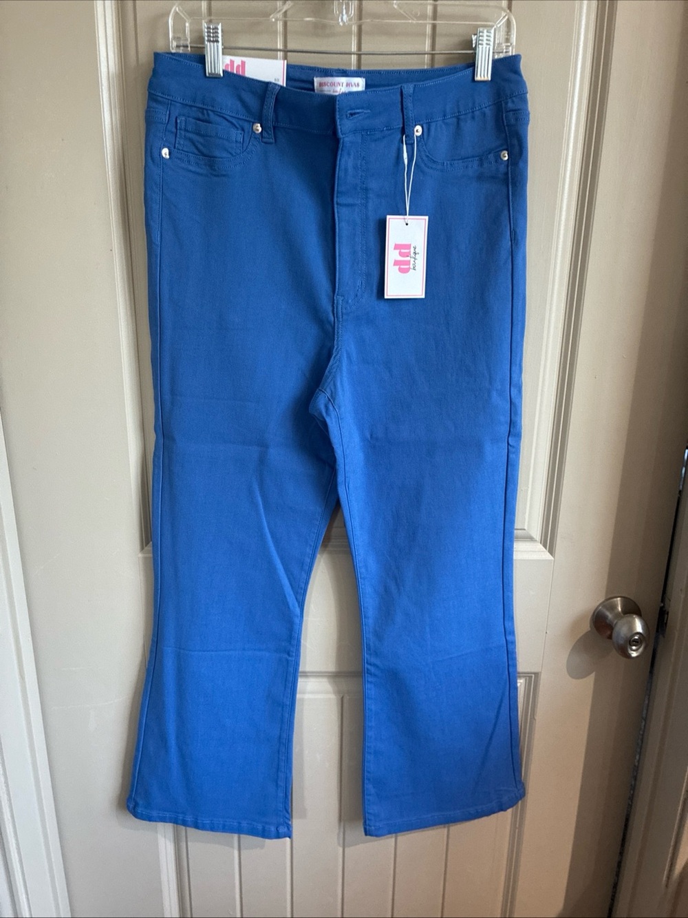 Bright Blue Women's Flare Jeans by Brooke & Spring